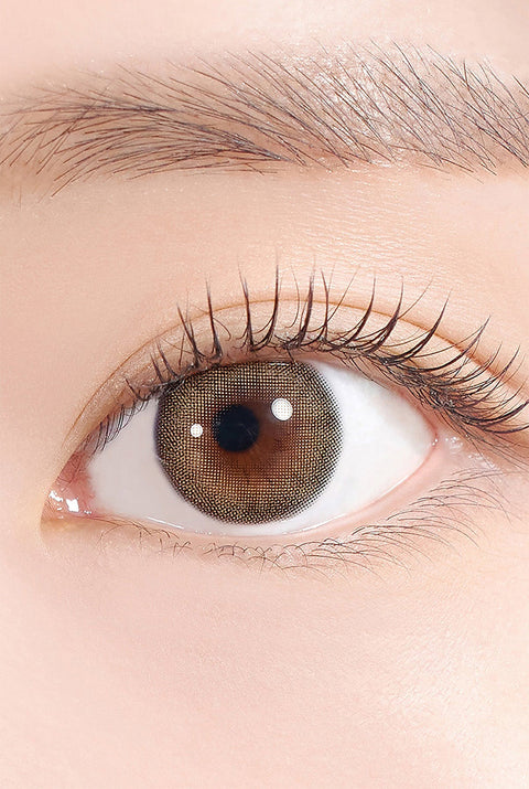A to Z Kristin 1Day (12.4mm) - 棕色 (2片)