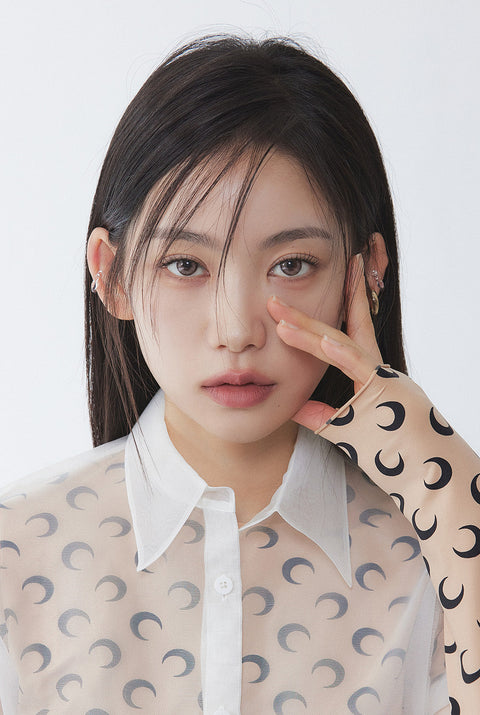 See Through Kristin 1Day *更新版* - 灰棕色