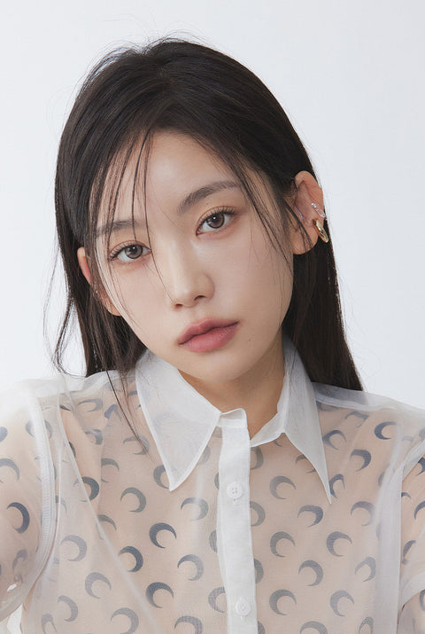 See Through Kristin - 灰棕色